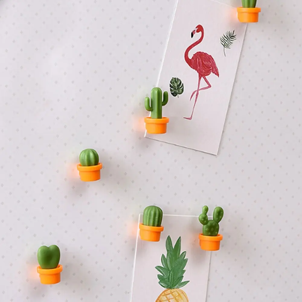 Двухцветный на выбор кухонный липкий заметка кактус суккулент домашний декор