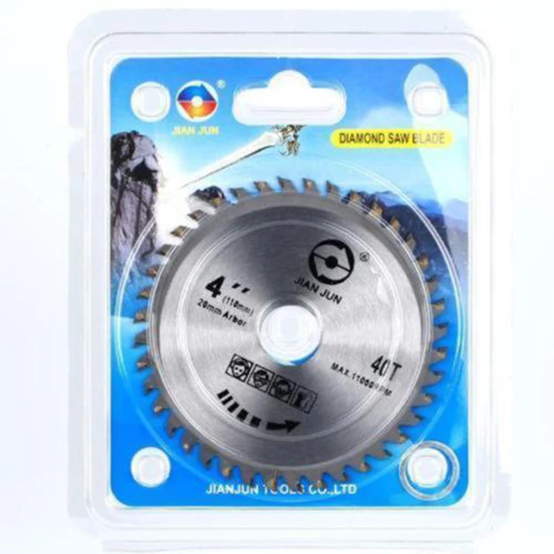 

40 Inch Saw Disc 4" Round Cutting Tool Woodworking Accessories Metal Circular Kit 40 Tooth
