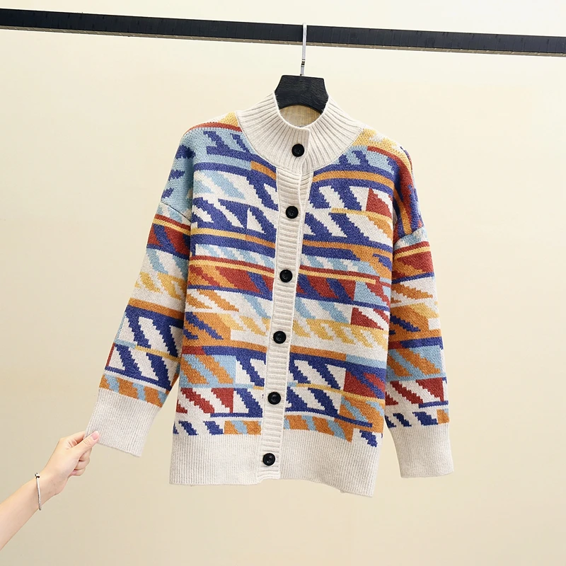 Трикотажный кардиган в полоску с круглым воротником 3 комнаты 5 сортов № 1 21238 [1662]