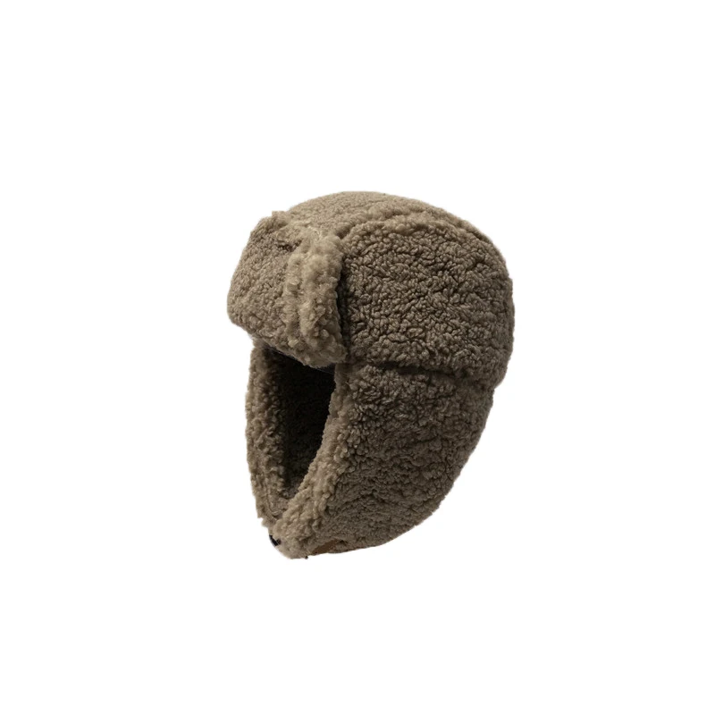 Женская шапка-бомбер шапка-пилот мужская шапка из искусственного кашемира