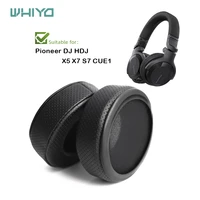 whiyo replacement ear pads for pioneer dj hdj x5 x7 s7 cue1 headphones cushion sleeve velvet earpad cups earmuffes cover
