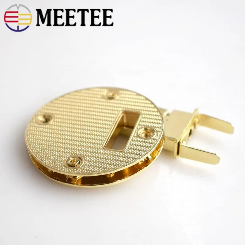 2pcs Bags Handbags New Closured Pushed Snap Lock Fashion Bag Metal Locks Replacement Purse Clasp Buckles DIY Leather Crafts | Дом и сад