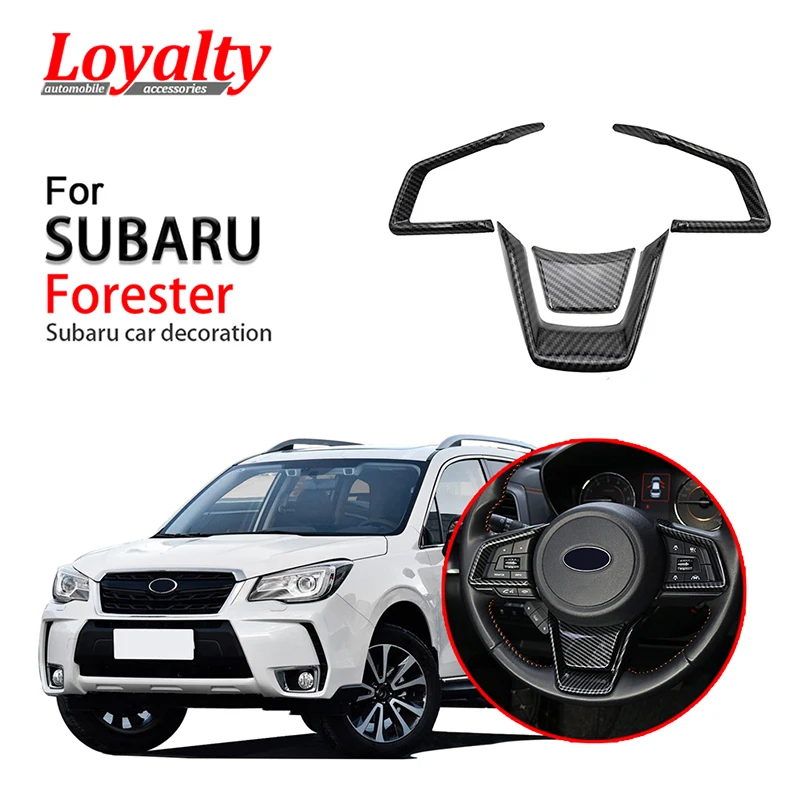 Внутренняя отделка рулевого колеса для Subaru Forester 2019 декоративная крышка
