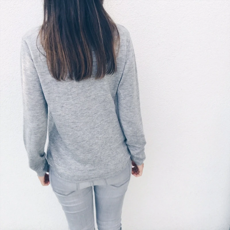 

Fashion Crop Tops Long-Sleeved 1Pc Solid Color Casual Fashionable Stylish Autumn Cardigan Women Coat