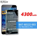 Аккумулятор KiKiss 4300 мАч BAT-60122-003 для BlackBerry Priv, высококачественные Мобильный телефон батареи
