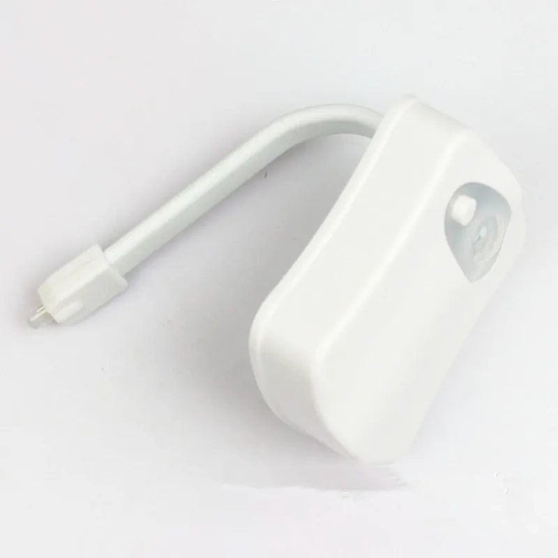 Цветной ночной Светильник для унитаза с датчиком движения светодиодный