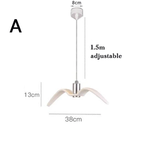 

Подвесной светильник PIPILIFEI чайка, белый, LED