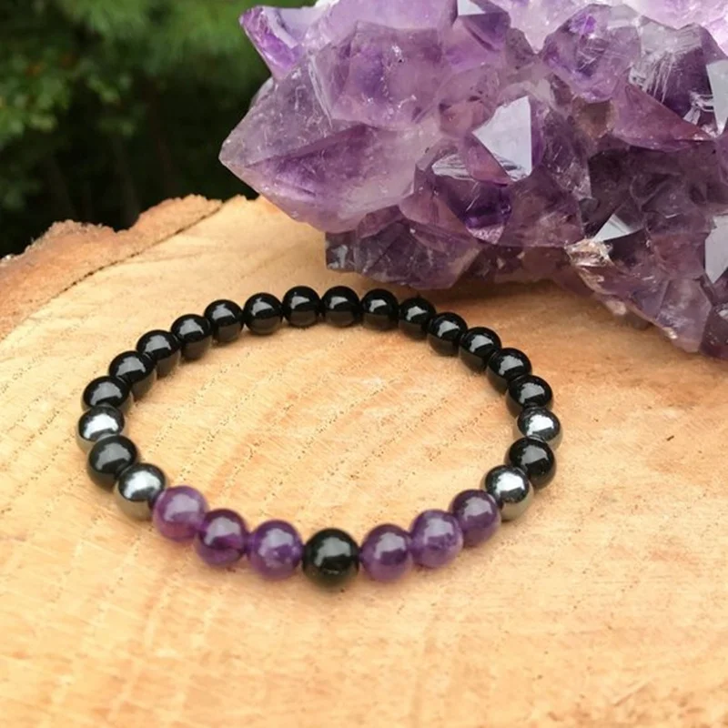 Браслет с кристаллами для исцеления чакр отрицательной Энергией вампира удачи |