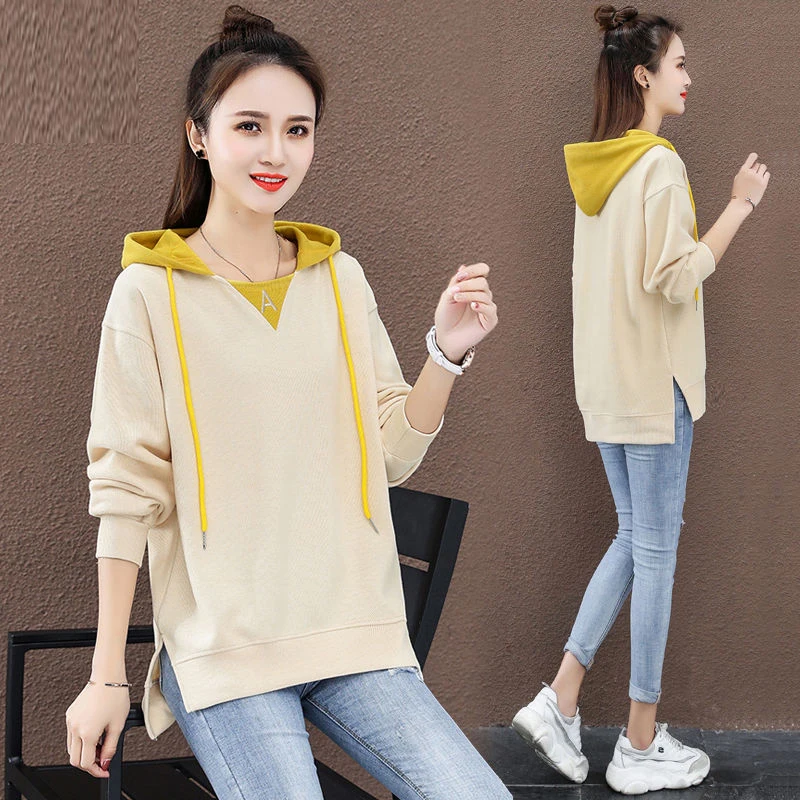 

Autumn winter Women sweater oversize female sweatshirt for teen girls long sleeve vintage hoodies jumper Pullover women