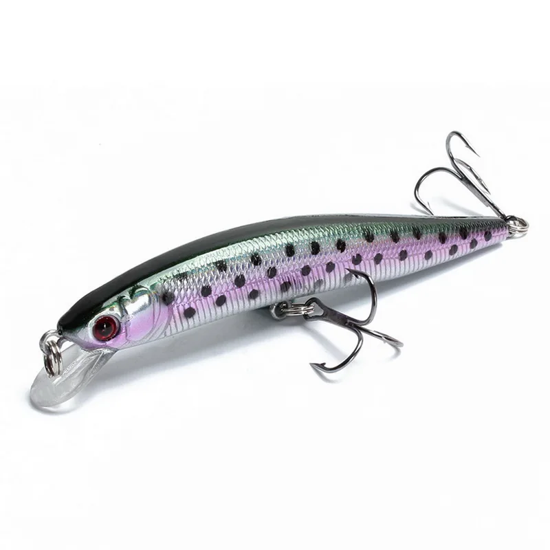 

1pcs 8g 10cm Minnow Fishing lures Peche Bass Trolling Isca Artificial Hard Bait Crankbait Carp Wobbler For Fishing Tackle