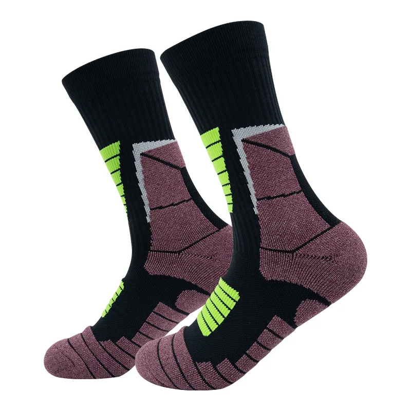 

Mid-tube Unisex Cycling Socks Non-slip Wear-resistant Sports Socks Outdoor Sweat-absorbing Mountain Bike Riding Socks