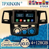 10 0 px6 for toyota hulix fortuner mt 2008 android car stereo radio with screen radio dvd player car gps navigation head unit