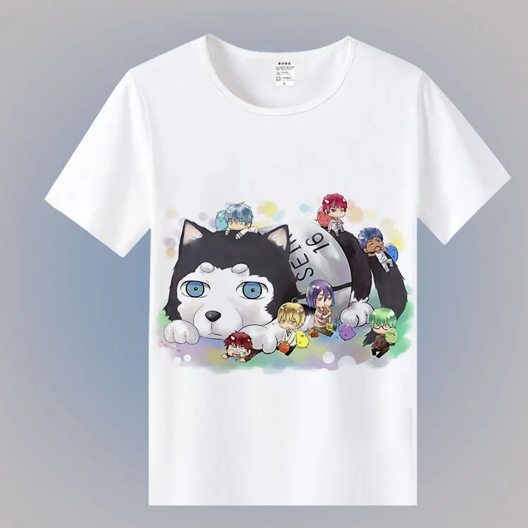 Футболка Kuroko's с изображением баскетбольной собаки модная Повседневная