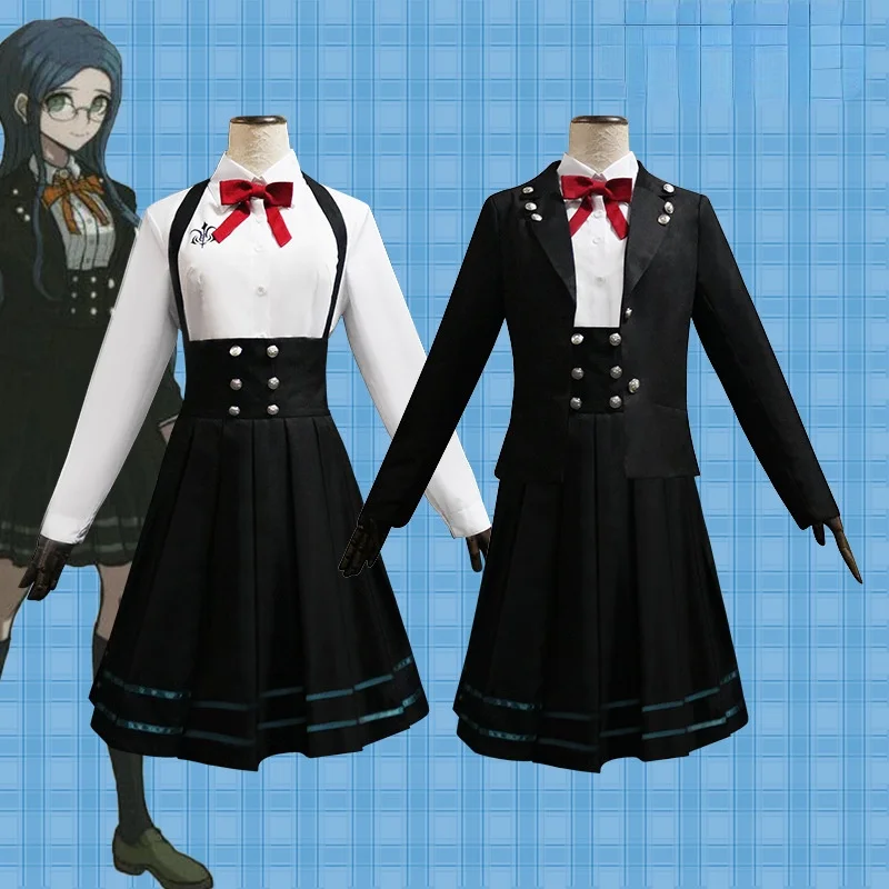 

S-XXL Anime Danganronpa Shirogane Tsumugi Cosplay Costume Stage Performance Role Playing Clothes Girl Woman Casual Uniforms 2021