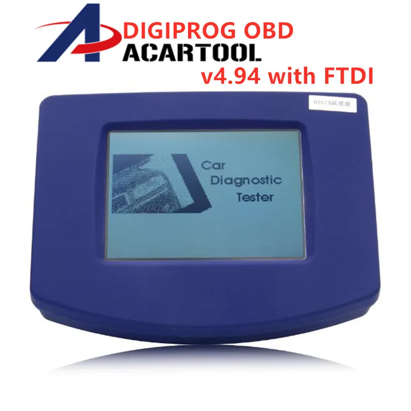 Лучший Digiprog III V4.94 Digiprog 3 с OBD2 ST01 ST04 кабель одометр коррекция инструмент OBD2 км изменение инструменты