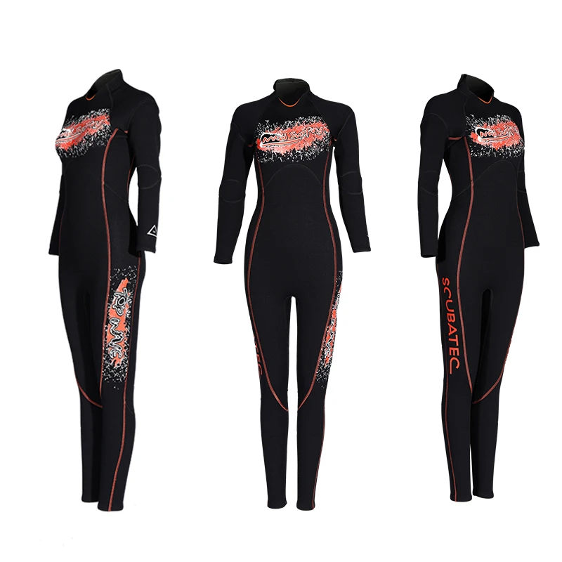 Неопреновый гидрокостюм для мужчин и женщин комплект плавания с аквалангом