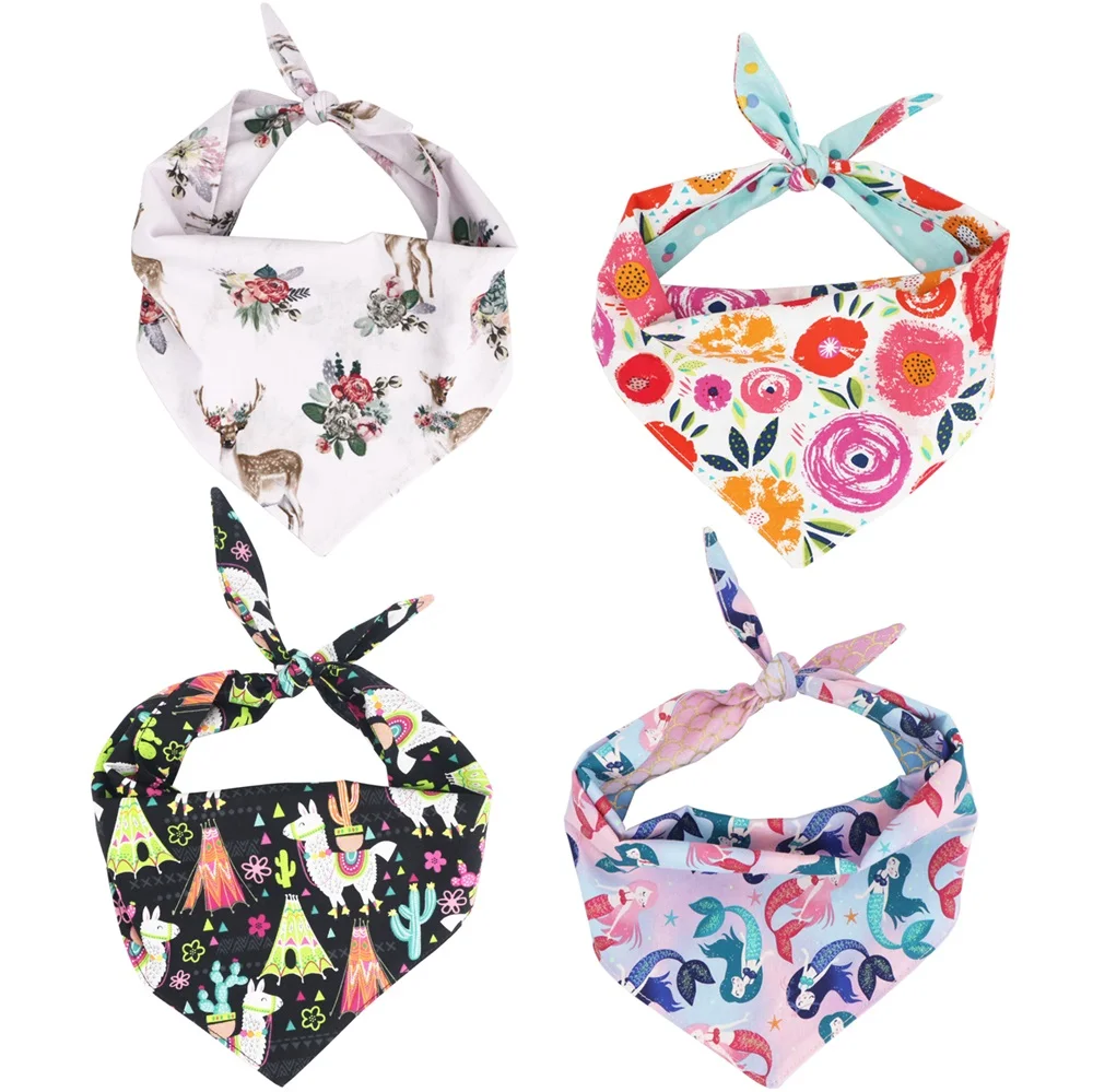 Бандана для собак двусторонняя бандана шарф аксессуары домашних животных