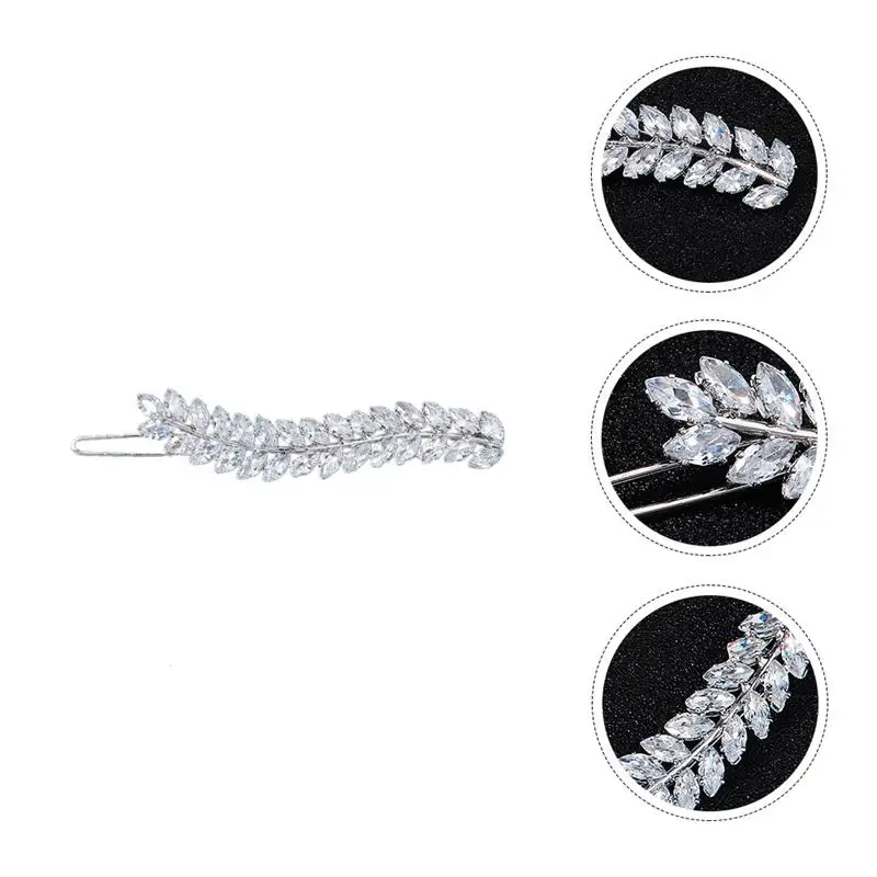 

1pc Leaf Design Hair Clip Hair Accessory Elegant Hairpin Hair Bang Clamp