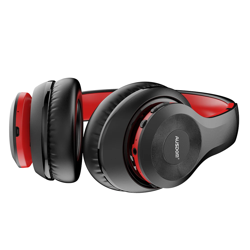 AUSDOM ANC10, новинка, активные наушники с шумоподавлением, Bluetooth, Hi-Fi, глубокий бас, складные, с микрофоном, ANC, беспроводная гарнитура для музыки