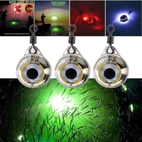 35pcs mini fishing lure light led deep drop underwater eye shape fishing squid fishing bait luminous lure for attracting fish