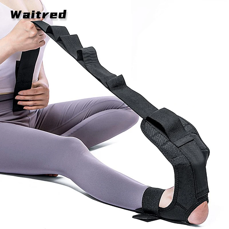 

Waitred Home Fitness Stretch Band Leg Stretcher Flexibility Yoga Stretching Strap Gym Yoga Cheer Dance Gymnastics Trainer Tape