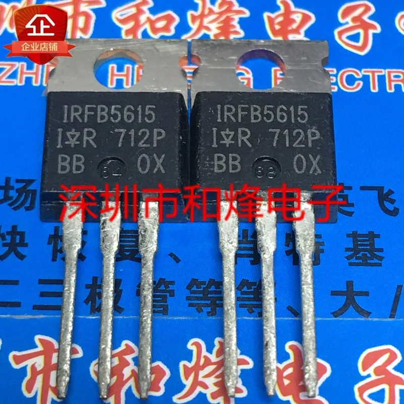 

10PCS IRFB5615 IRFB5615PBF TO-220 150V 35A