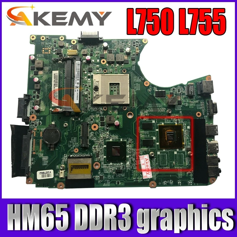   DABLBDMB8E0 A000080140  toshiba satellite L750 L755 HM65 DDR3 graphics