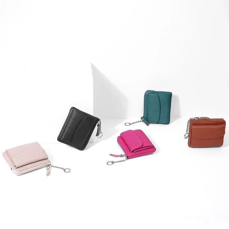 Женский кошелек Feamle кожаные кошельки из натуральной кожи женские цепь мини сумка