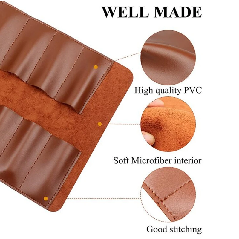 

Leather Small Tool Roll Multi Function Bicycle Mechanic Repair Tool Kit Bag D0AD