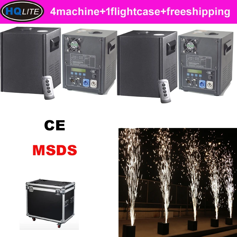 Машина фейерверков 600 Вт холодная Свеча Свадебный пламенный фонтан DMX и пульт