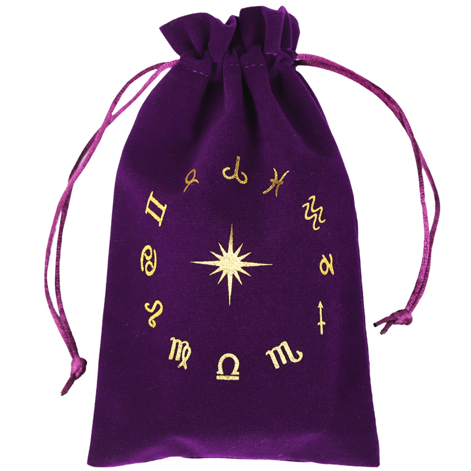 Бархатная сумка для хранения карт мистическое гадания рунистая на шнурке | Спорт