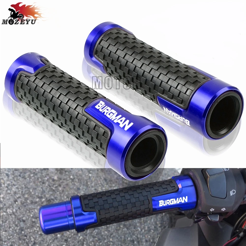 

Handle Bar For SUZUKI Burgman Burgman 125 250 400 650 AN650 AN400 AN125 AN200 Motorcycle 7/8 22MM Handlebar Grip Hand Grips
