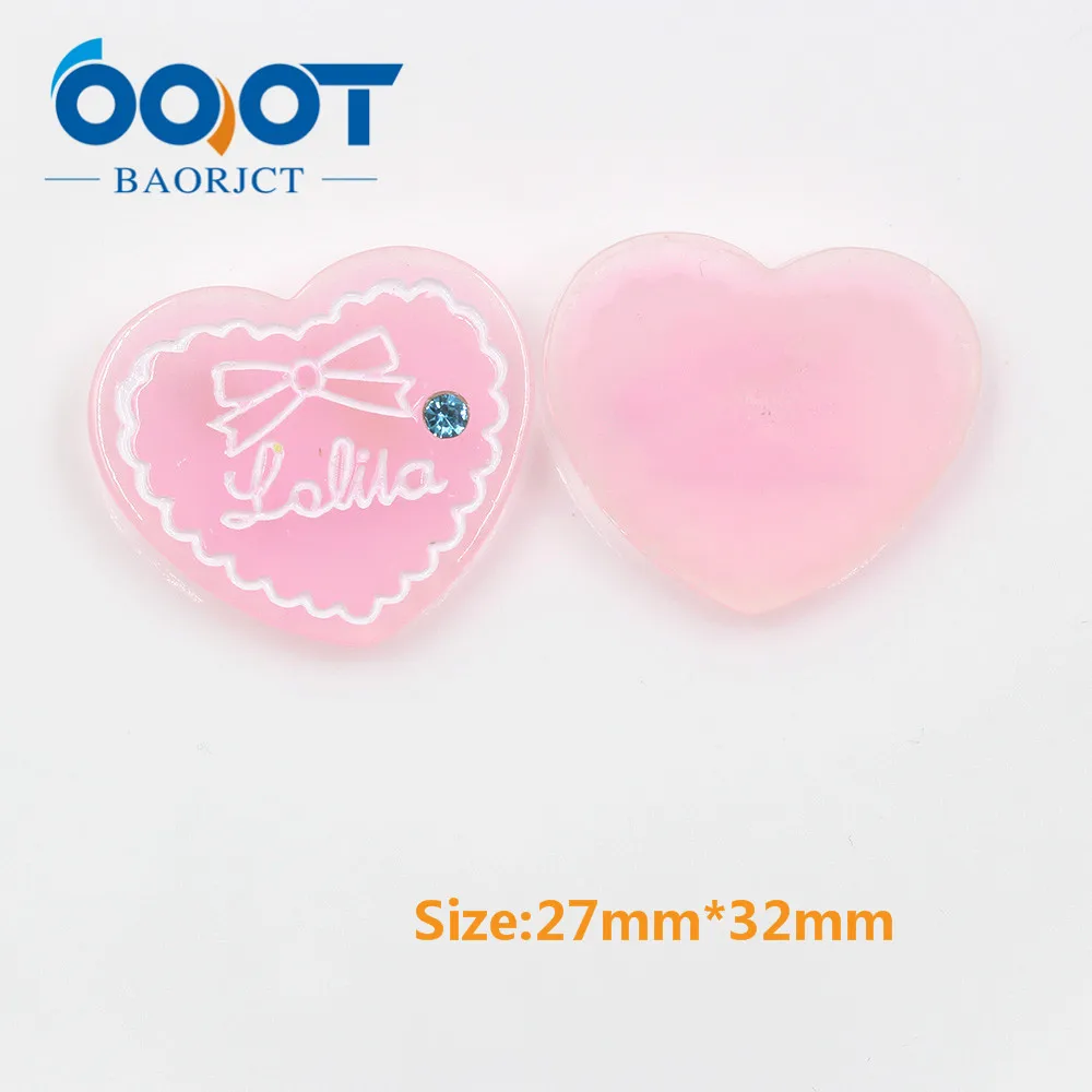 OOOT BAORJCT 20312-13 10 шт 30 мм * 27 различные в форме сердца яркие бриллианты безделушки