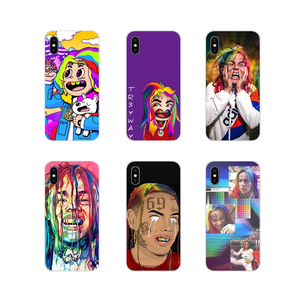 Прозрачный чехол из ТПУ для Huawei Honor 4C 5C 6X 7 7A 7C 8 9 10 8C 8S 8X 9X 10I 20 Lite Pro Tekashi69 6ix9ine 69 Rap