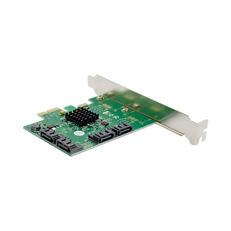 плата расширения pci e к 4 портам sata3