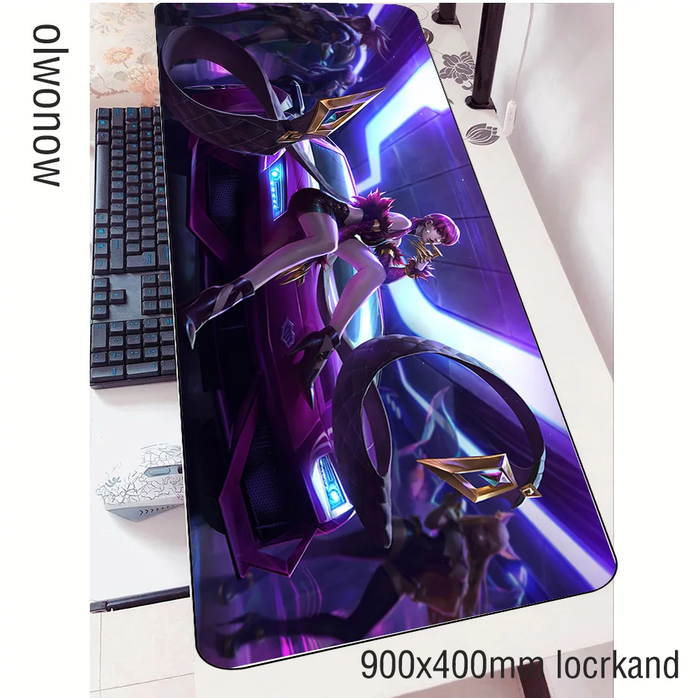 Ahri сексуальный коврик для мыши locked edge 900x400x3 мм esports anime gaming padmouse gamer клавиатура
