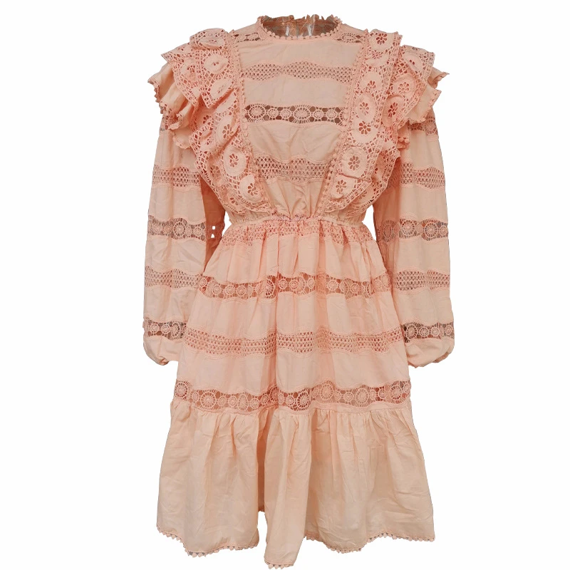 Женское мини-платье TWOTWINSTYLE элегантное Открытое платье с круглым вырезом