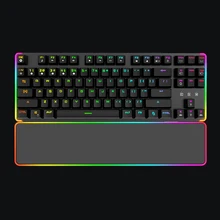 KEYHOME KH87 80% mechanical keyboard Magnetic Wrist rgb optical switch led hot swapping socket powerful control software type c