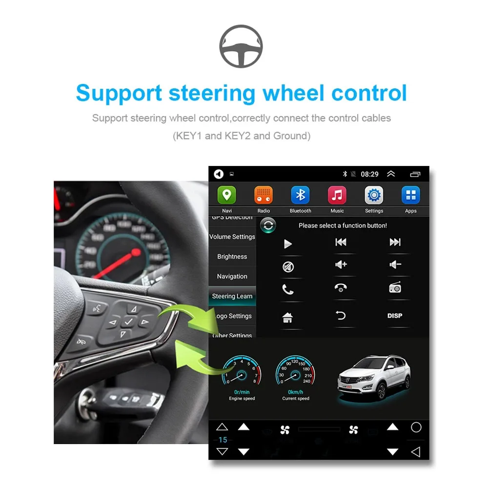 Автомобильная аудиосистема на Android 10 дисплей Тесла для Toyota Corolla fielder 2005 Gps