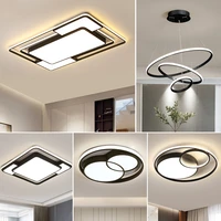 modern acrylic led ceiling lights for living room kitchen bedroom apartment restaurant bar indoor home lighting lamps ac90 260v
