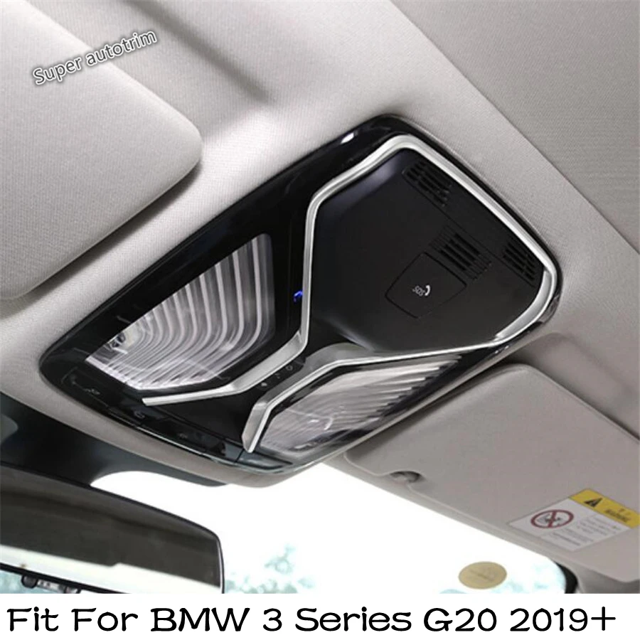 Переднее сиденье верхняя крыша лампа для чтения рамка Крышка обрезанная BMW 3