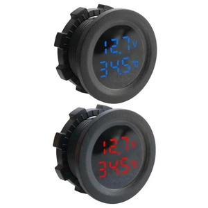 Professional Voltmeter Stable Long Service Life Digital Display Digital Panel Display Voltage Monitoring Meter for Motorcycle