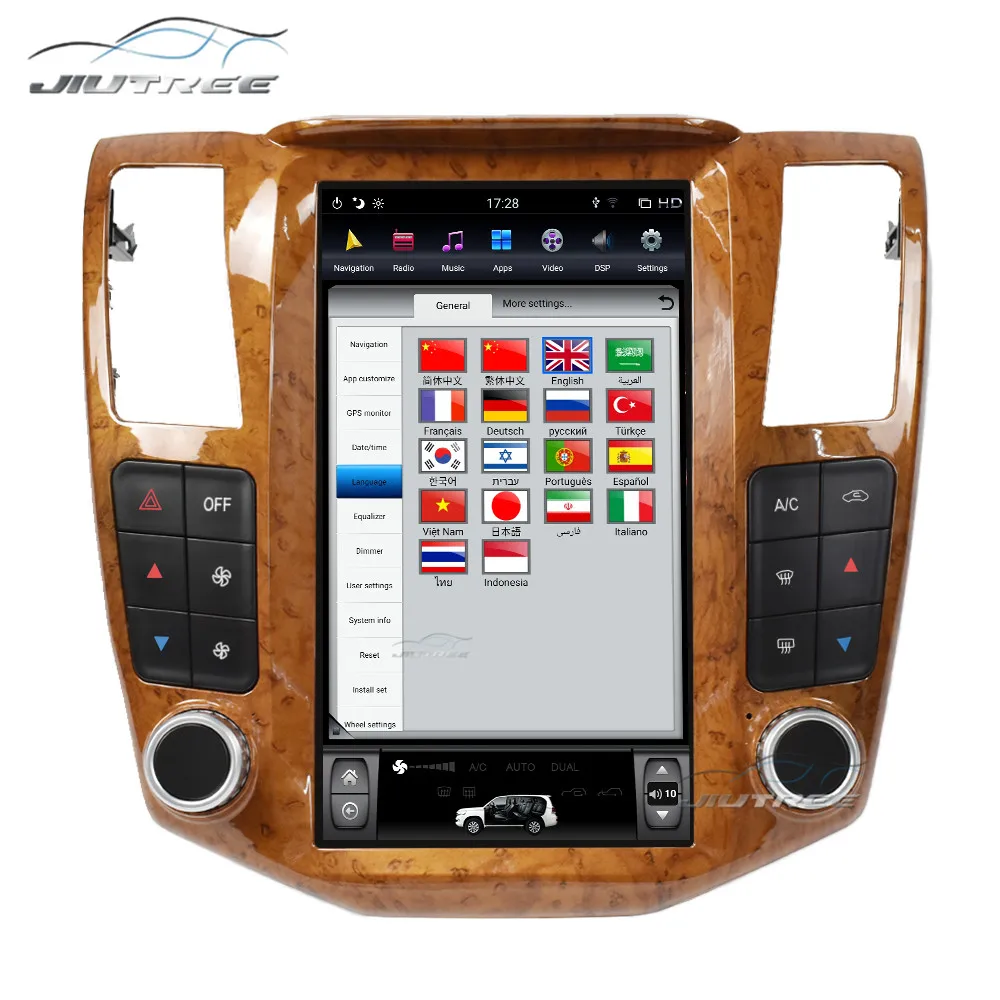 Tesla стиль Android автомобильный Радио для Lexus RX RX300 RX330 RX350 RX400H 2004 2008 автомобиля GPS