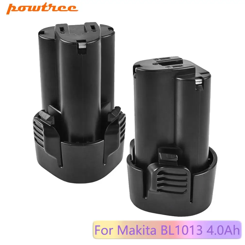 Аккумуляторная литий ионная батарея Powtree 4000 мАч для Makita 10 8 В BL1013 BL1014 TD090D TD090DW DF030D