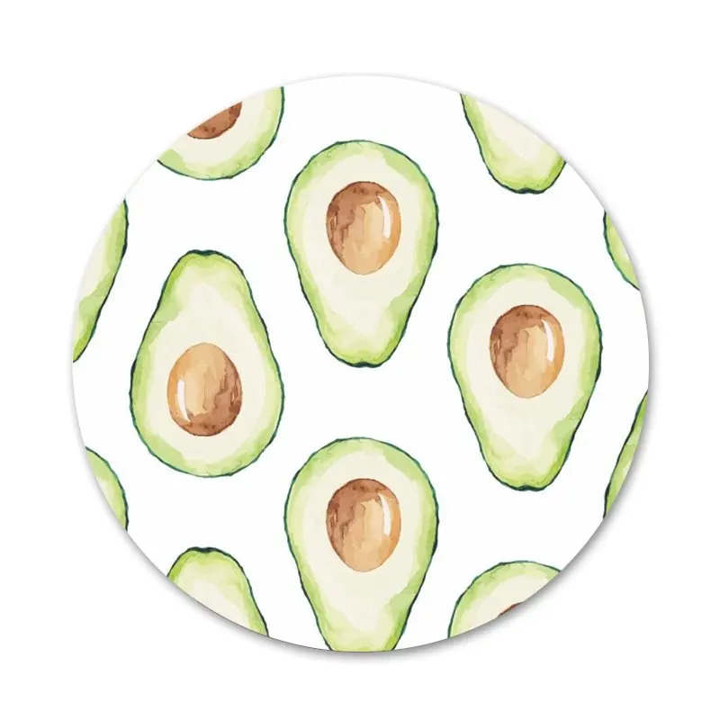 Красочные авокадо значок на булавке декоративные Броши Металлические Значки для