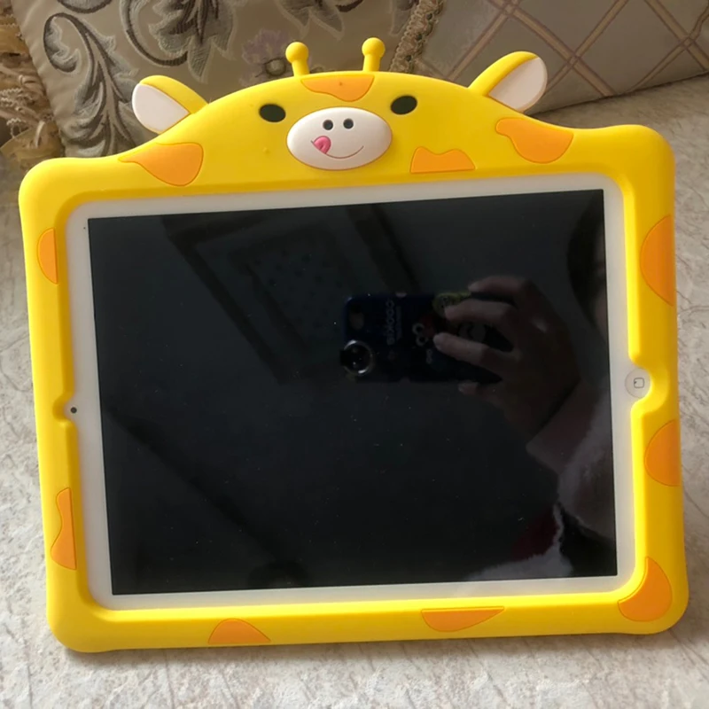 Обложка для iPad 9 7 2018 2017 10 2 7th Pro 5 Air 1 3 розовый мультфильм Дети чехол Mini 4 силиконовый