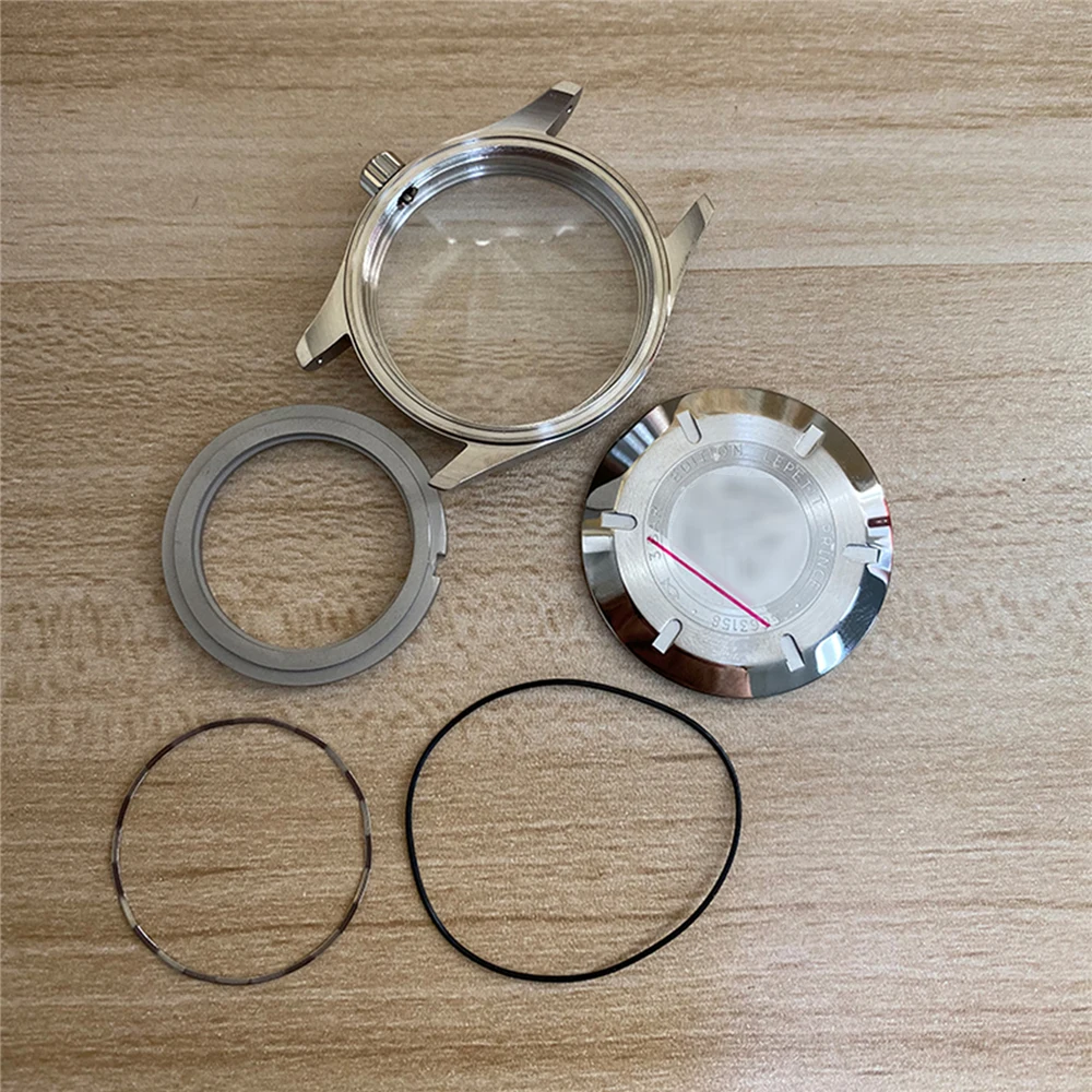 

40MM Stainless Steel Watch Case Replacement for ETA 2824 2836 8215 Mingzhu Movement Watch Repair Accessories