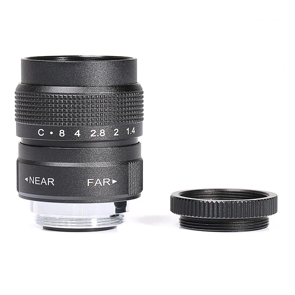 Объектив для ТВ-камеры GloryStar 25 мм F1.4 CC объектив + кольцо с креплением Nikon 1 J5 S2 J4 V3 AW1
