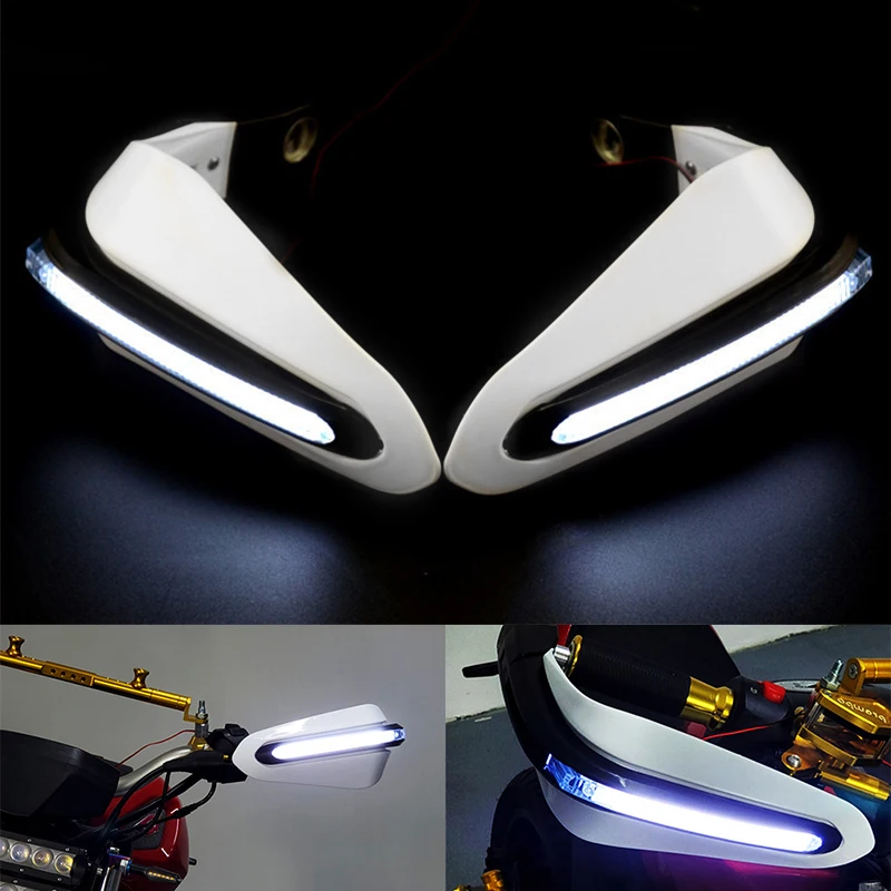 

Motorcycle Hand Guards LED Handlebar Protector Handguard For BMW K1200Lt C650 Sport R1200Rt R 1200 Gs Lc K1300R F850Gs K75