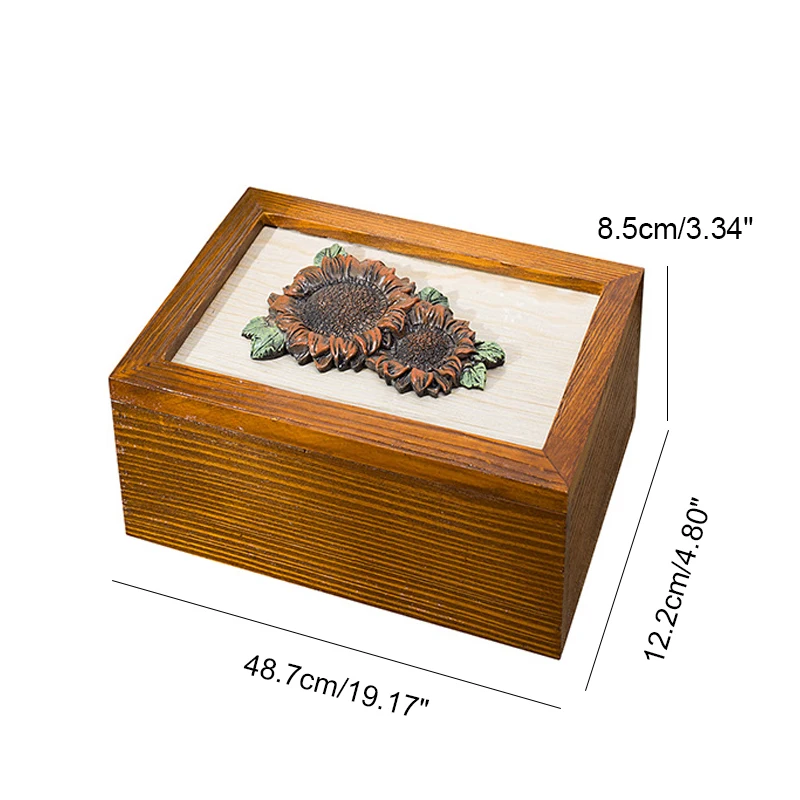 Деревянные аксессуары для дома Настольный ящик хранения всякой косметики